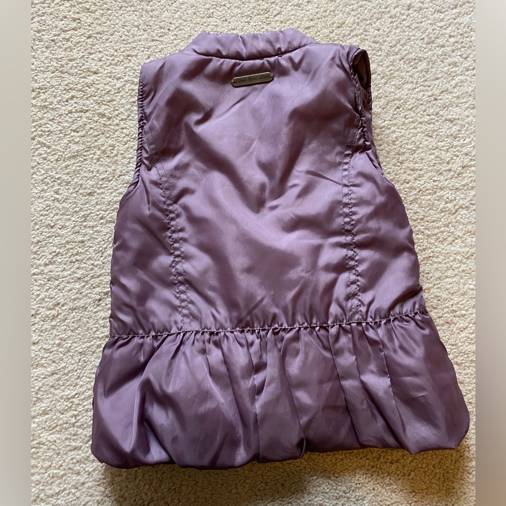 Calvin Klein Jeans Kids Vest in Purple - Picture 3 of 5